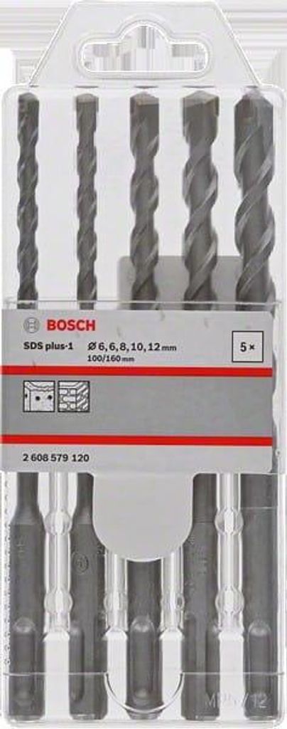 Sada vrtákov Bosch sds plus-1 6/6/8/10/12 Obrázok produktu 