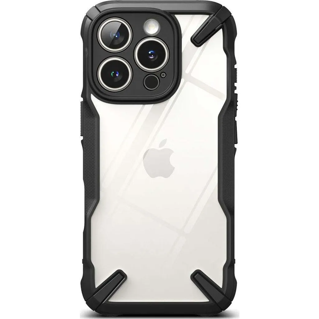 Custodia Ringke Fusion X per iPhone 16 Pro Black: Robustezza Top - 3