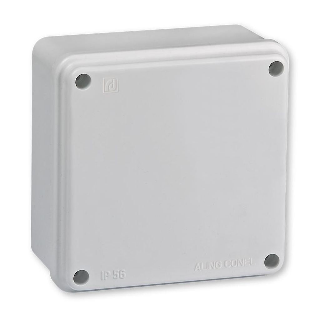 Aufputz Verteilerbox 100x100x50 IP56 500V Grau Produktbild 