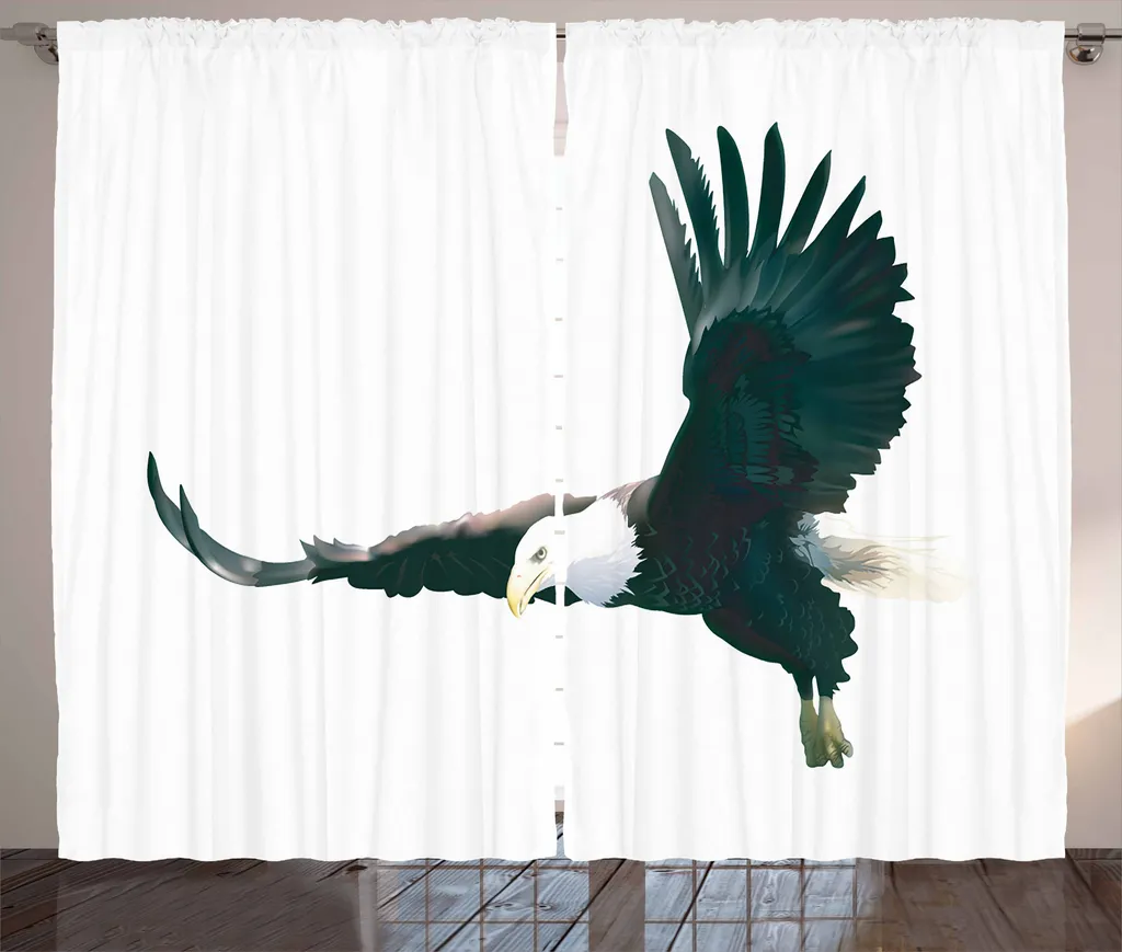 Habillez vos grandes fenêtres avec ce rideau à fronces Aigle en 280x225 cm