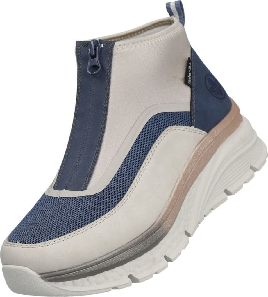 Rieker Damen Hightop-Sneaker 10953-36, 10953-37, 10953-38, 10953-39, 10953-40, 10953-41, 10953-42 RIE-48056 crema/atlantis 41