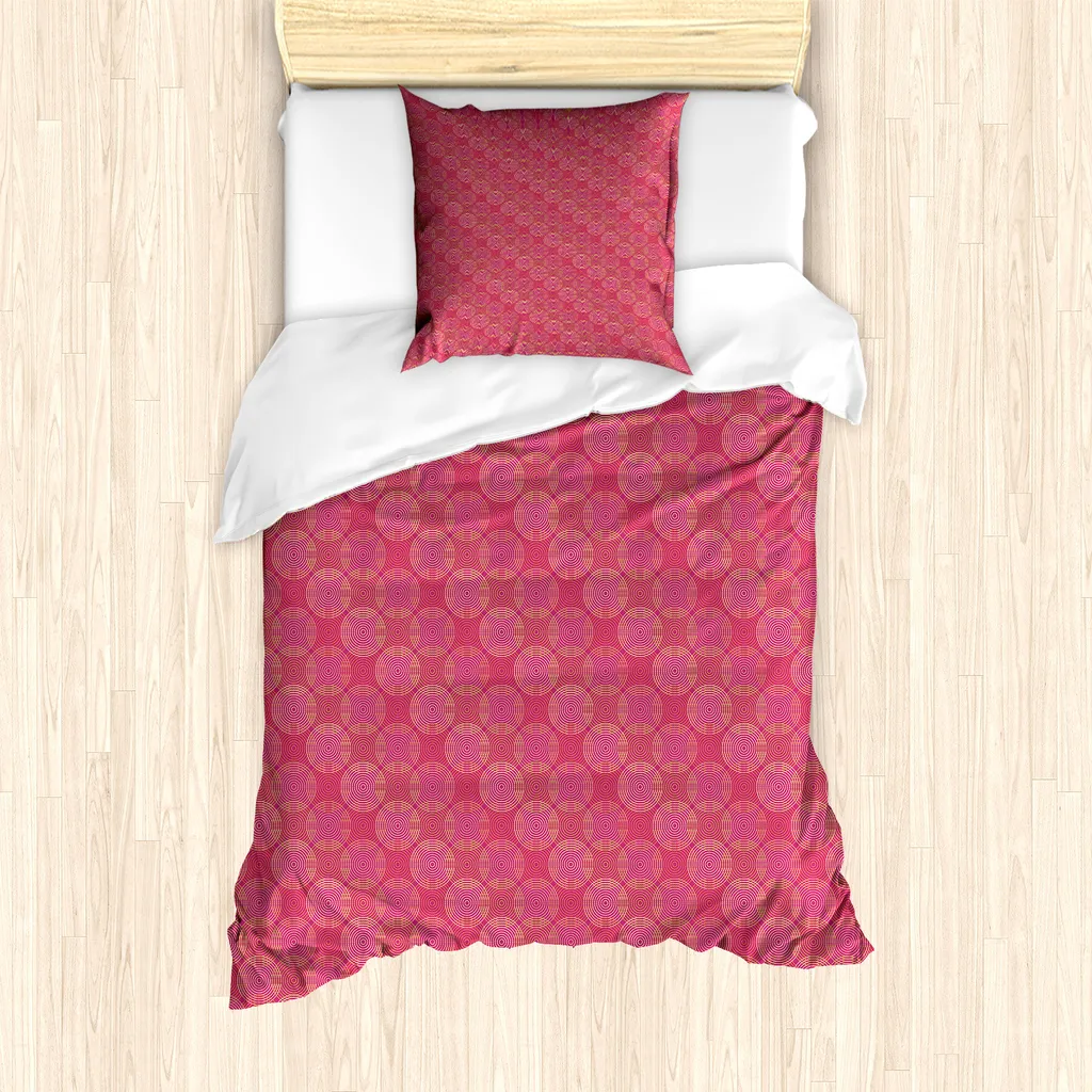 Set Copripiumino ABAKUHAUS Boho 135x200: Design Astratto Anallergico