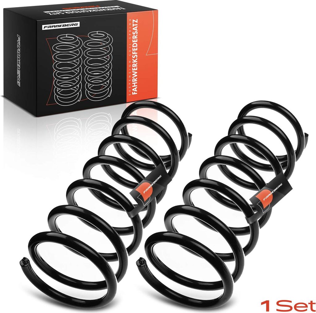 Frankberg 2x Fahrwerksfeder Hinterachse für Nissan Patrol GR IV GR Y60 2.8L 4.2L 1988-1998
