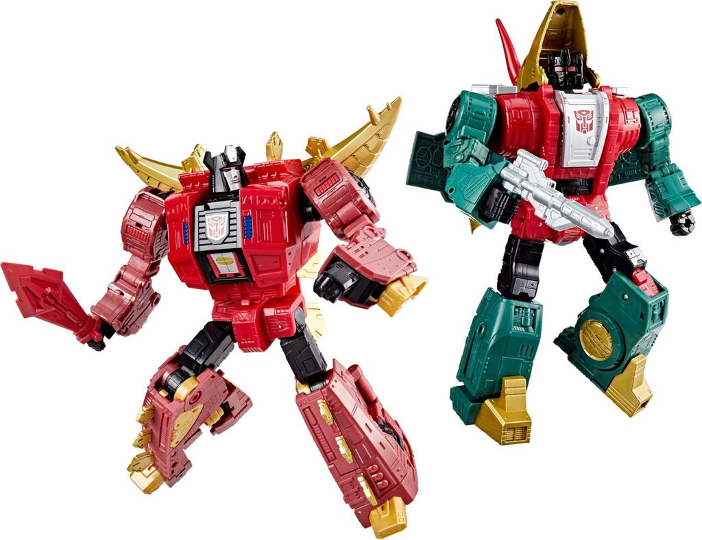 Transformers Age of the Primes Leader Class Actionfiguren 2er-Pack G2 Universe Dinobots Snarl & Slug 19 cm