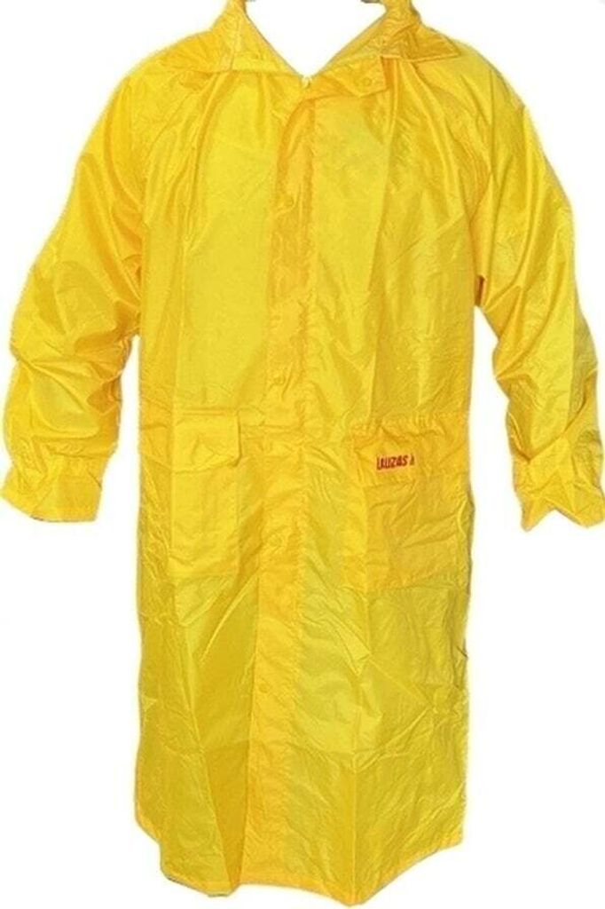 Lalizas Raincoat With Hood Regenjacke Yellow L
