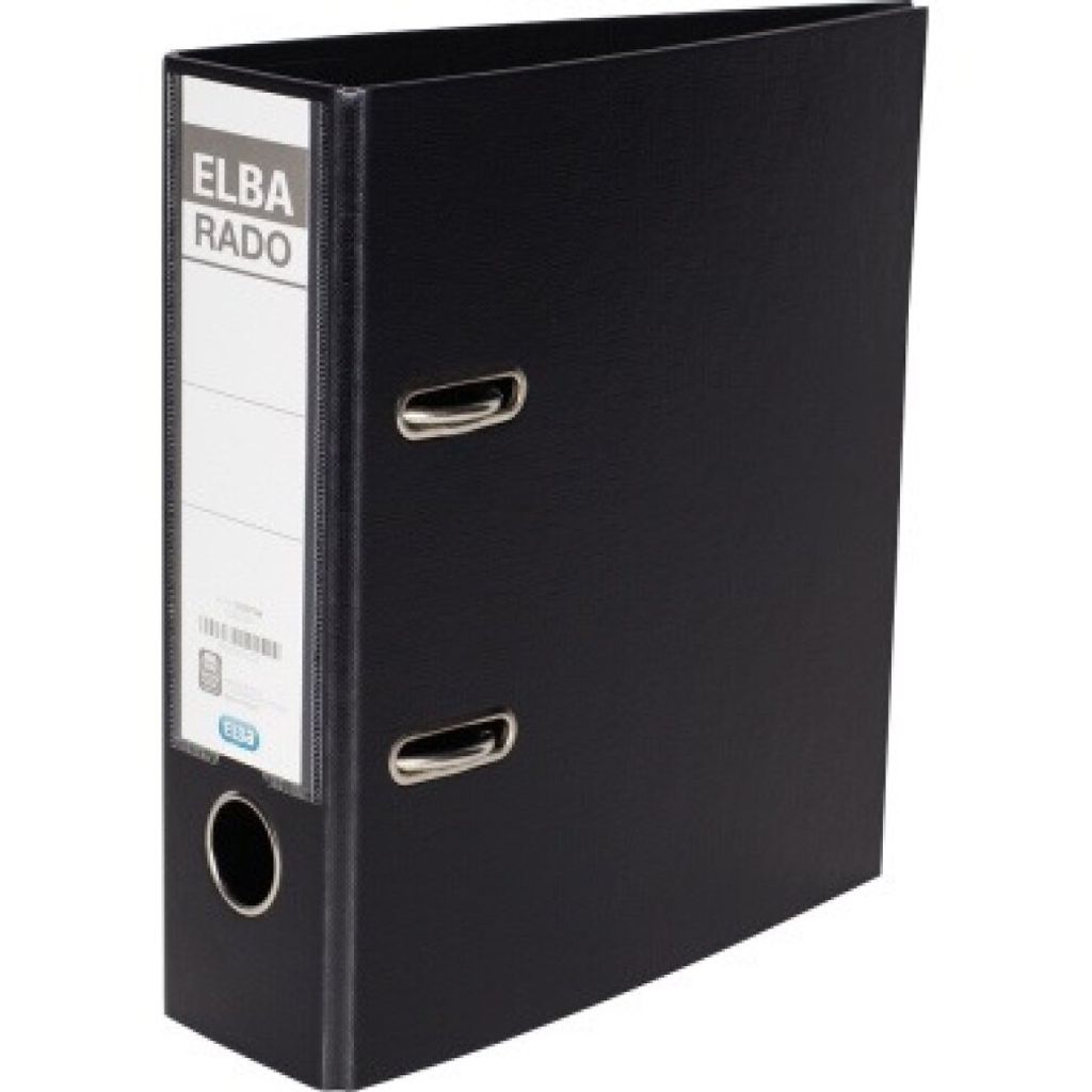 ELBA Rado Plast - A5 - Schwarz - 500 Blätter - 80 mm - 1 Stück(e)