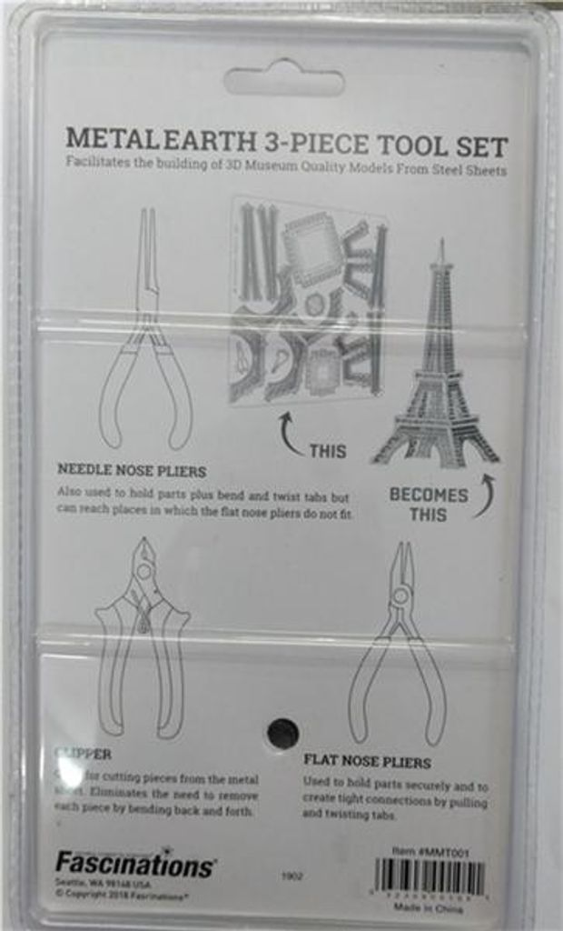 Fascinations Metal Earth MMT001 - 502696, Tool Kit Produktbild 