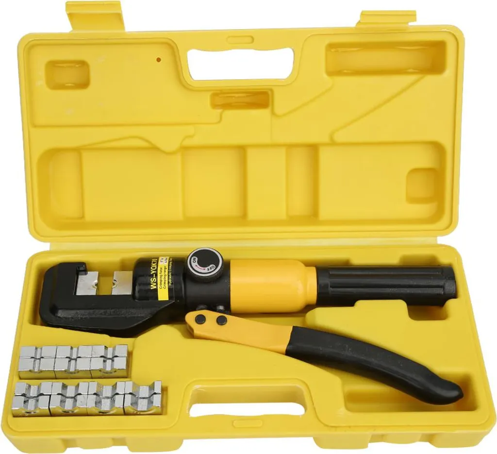 Pince hydraulique 8 tonnes 16 mâchoires pour sertissage 4-70 mm2