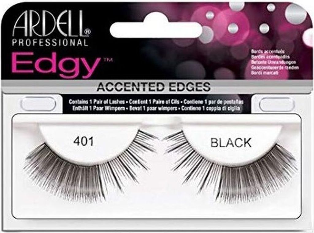 Satz falscher Wimpern Ardell Edgy No 401