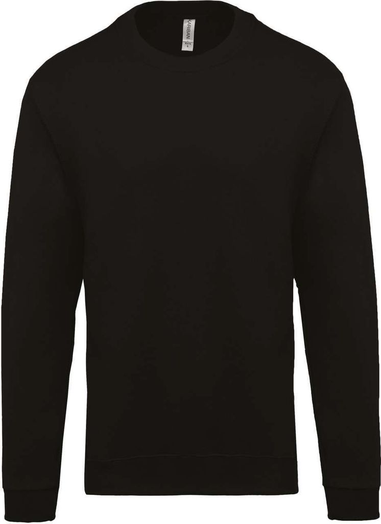 Kariban Uni Sweatshirt Sweat Pullover Sweater Pulli Hoodie, Größe:S, Farbe:Schwarz