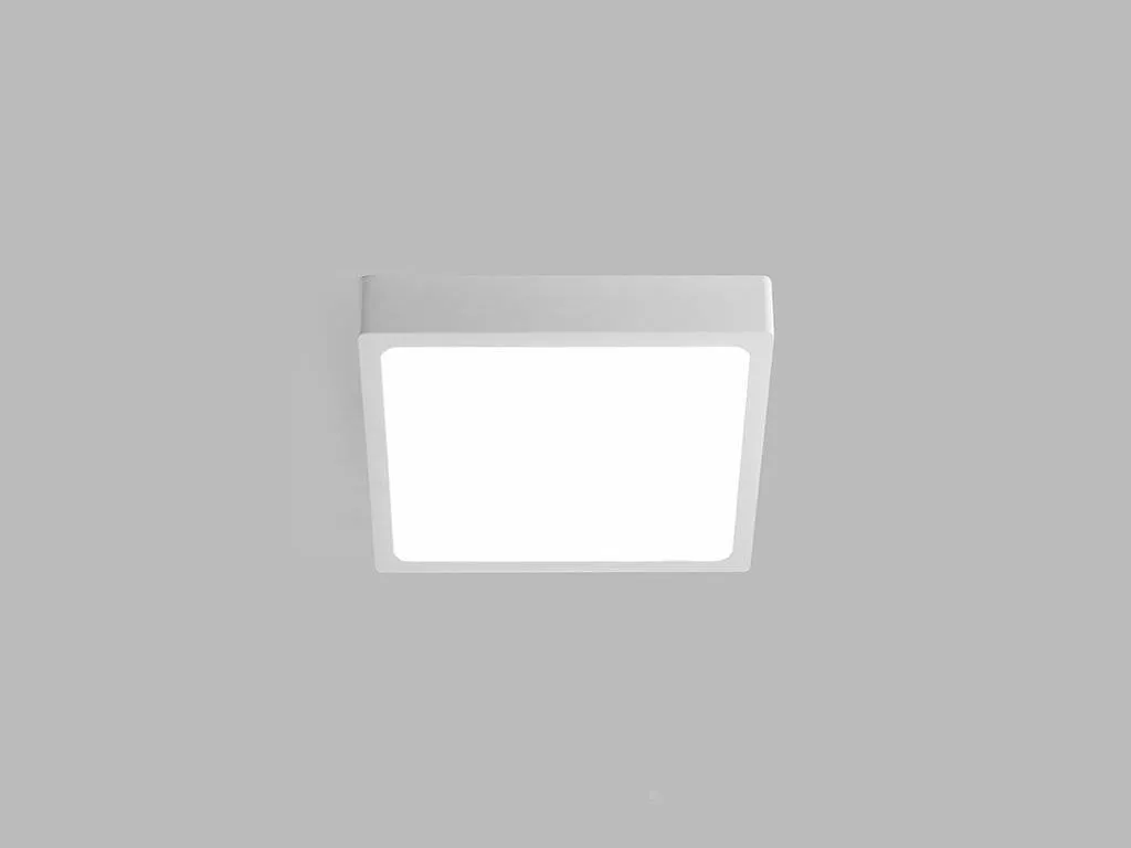 Luminaire de plafond LED carré Slim On-Q 10W pour salon et couloir