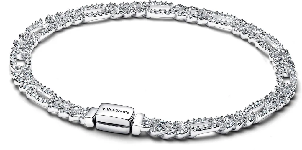 Bracelet Argent Zirconium pour Femme - Bijou Élégant Cadeau Anniversaire 18cm
