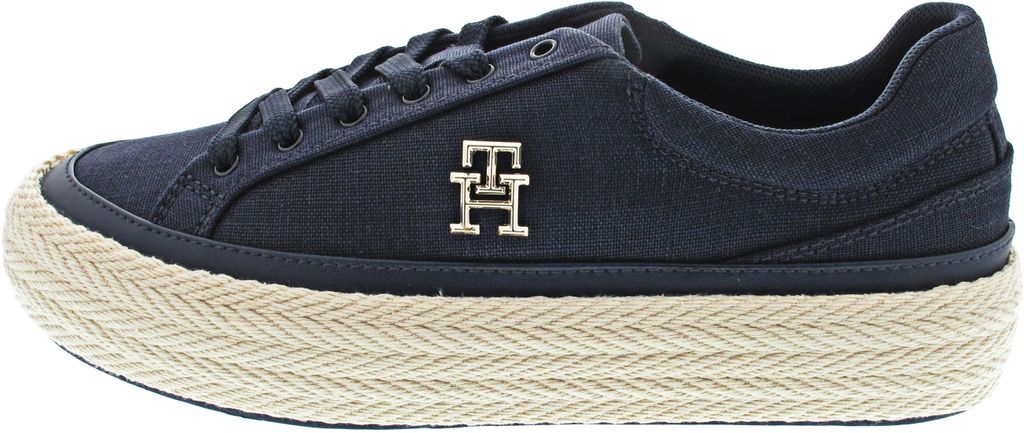 Tommy Hilfiger Vulc Sneaker Linnen FW0FW07673DW6 (38/space Produktbild 