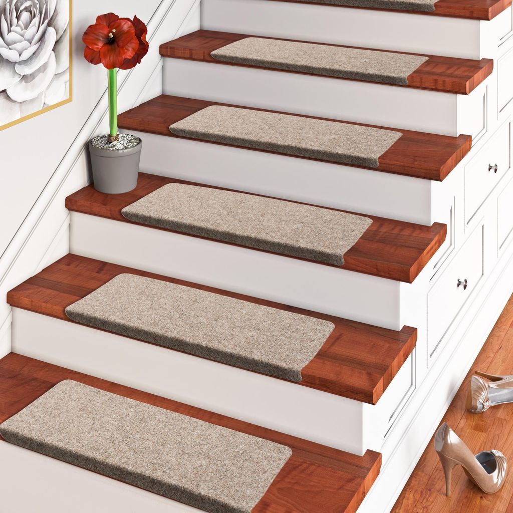 Trend Nadelfilz Stufenmatte Bent Beige Braun Mix (eckig) Produktbild 