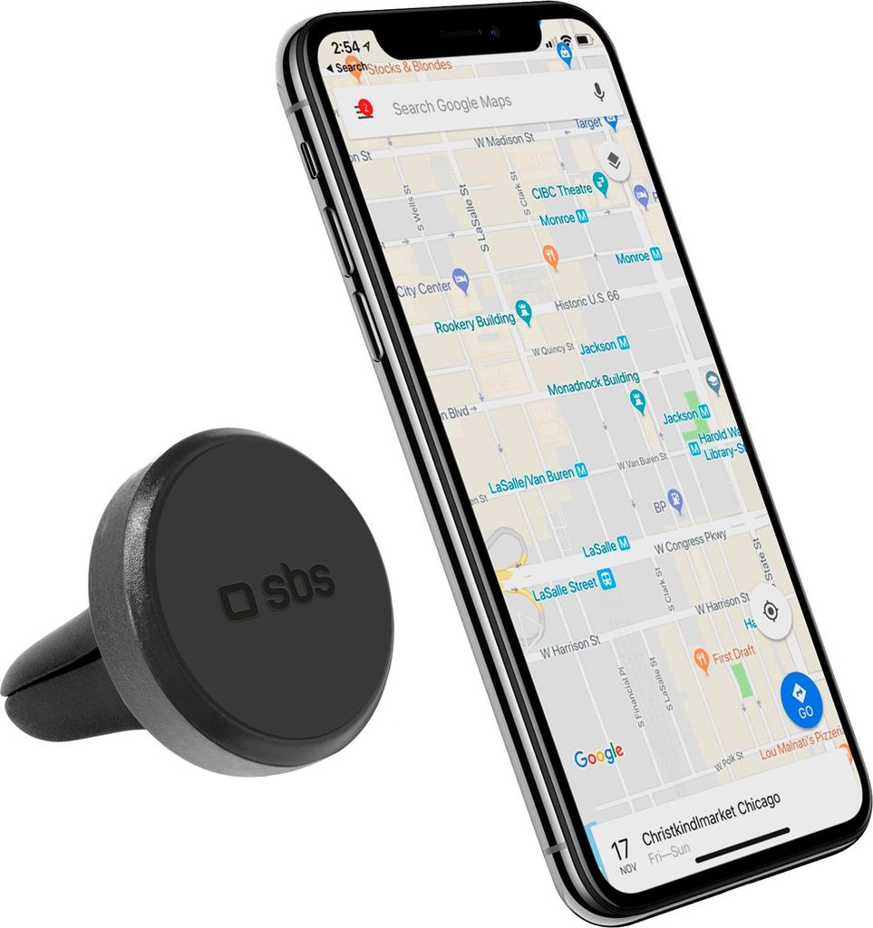 SBS TESUPPEASYMAGK Halterung Passive Halterung Handy/Smartphone Schwarz