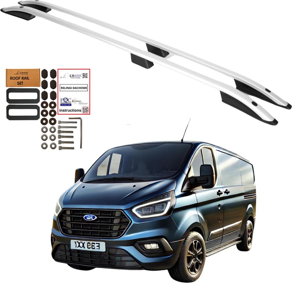 Dachreling FORD TRANSIT CUSTOM LONG ab 2012 Produktbild 
