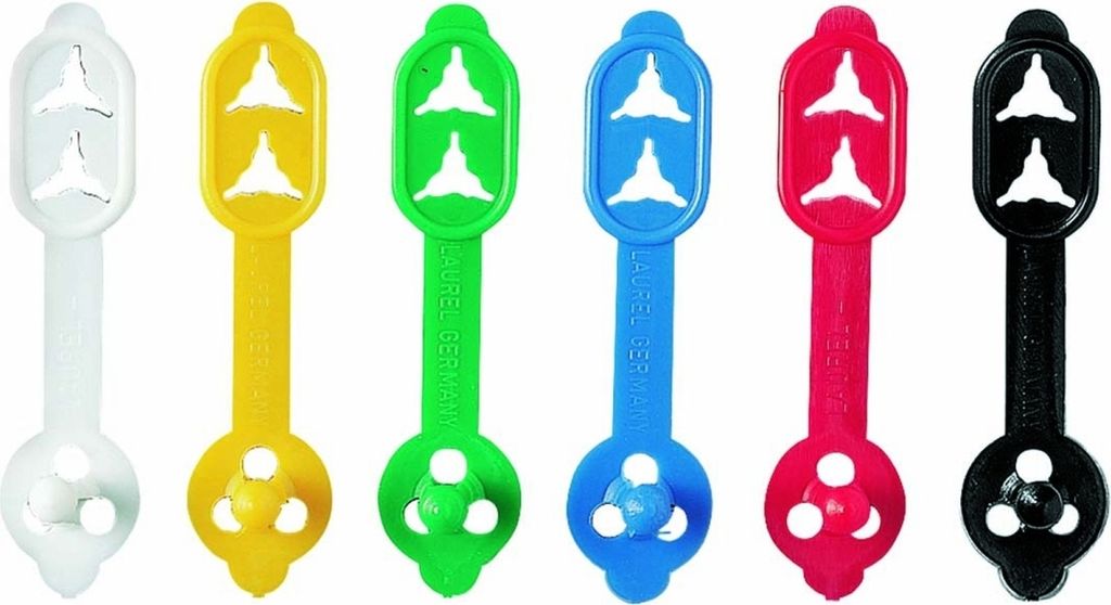 Briefknopf Duo 30/38mm VE=20x15 Stück Grundfarben sortiert