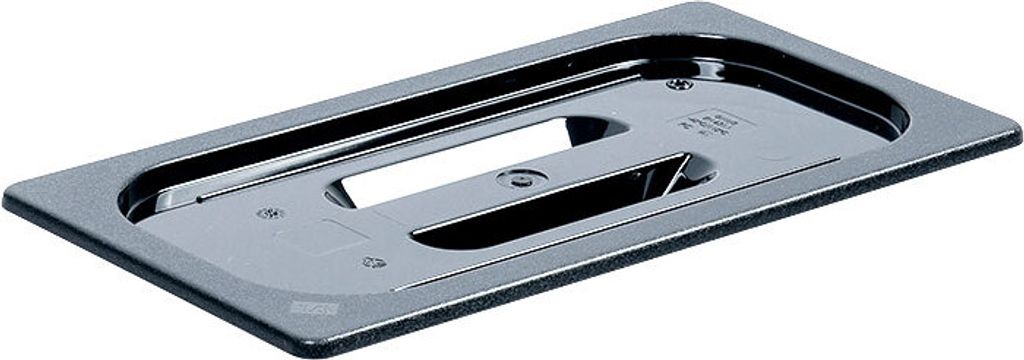 GN-Deckel, Polycarbonat, schwarz, für GN 1/3 Behälter