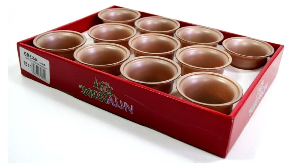 11 Glas - Teelichthalter Gold Metallic Von Villaverde