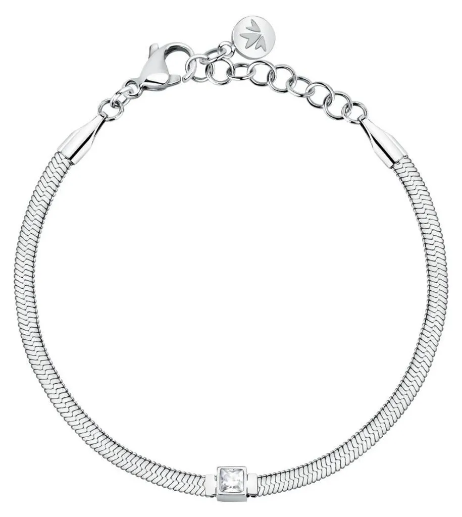 Bracelet Femme en Acier et Cristal Hádek Gioia - Bijou Chic Intemporel