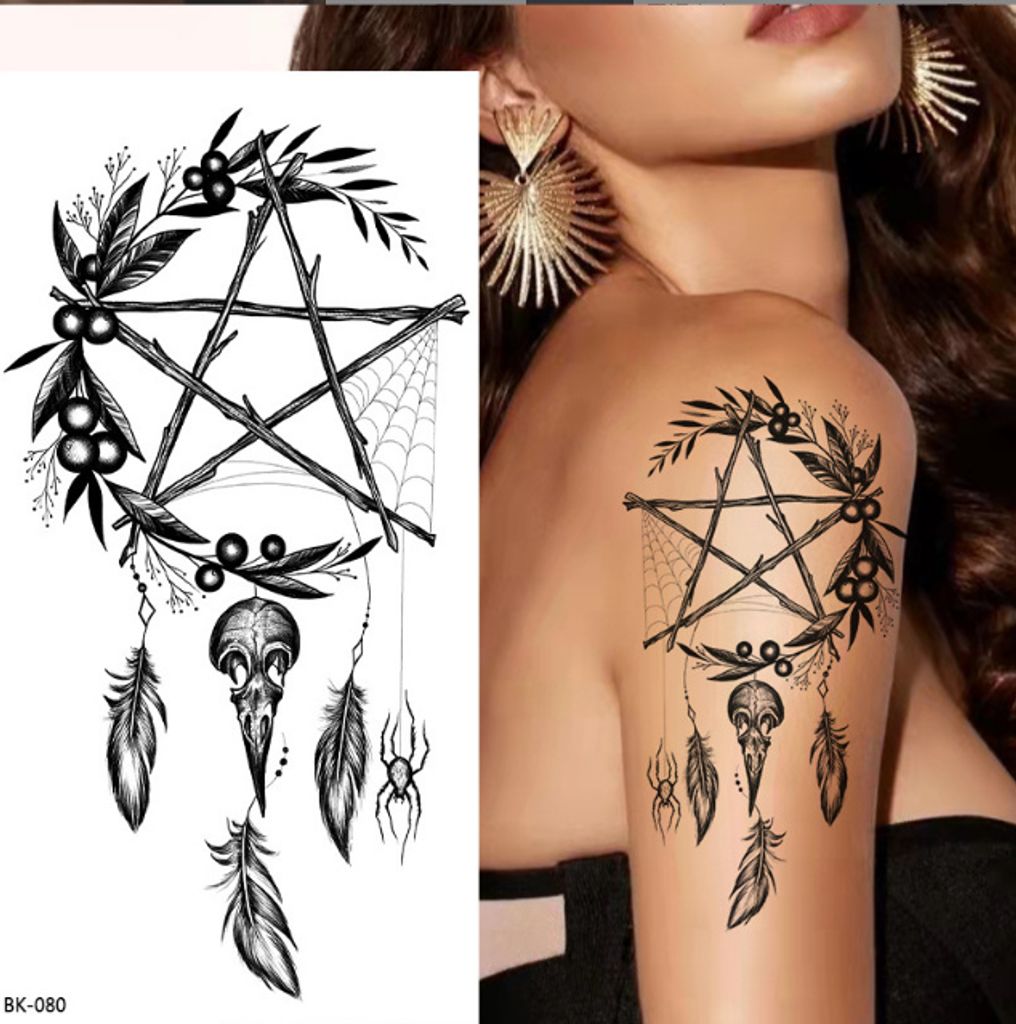 INF 6-Blatt Temporäres Tattoo-Set 10