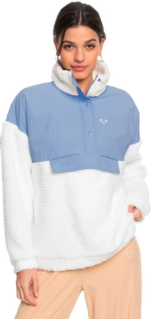 Roxy Wow Lyd Fleece Weiß,Blau XS Frau Weiß,Blau XS