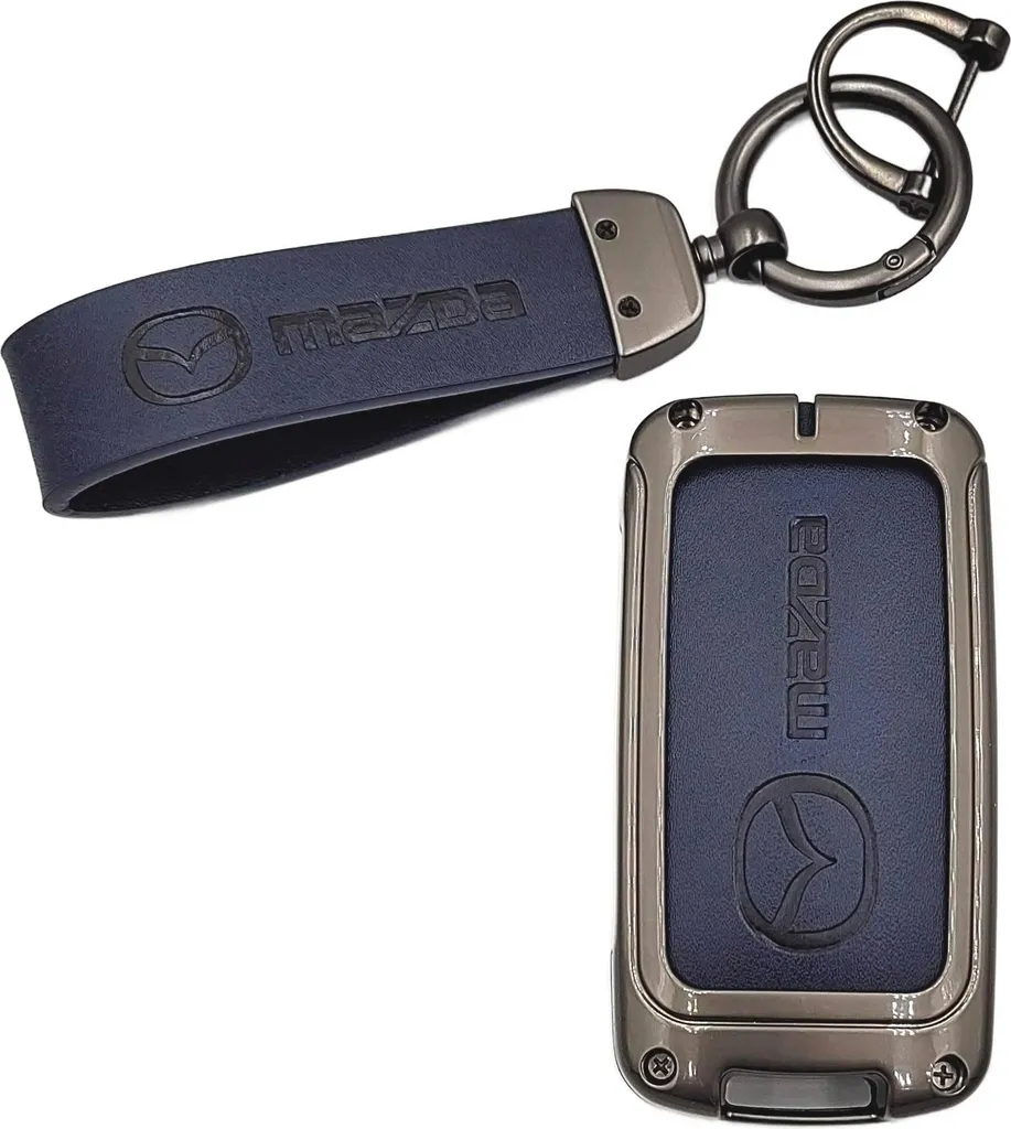 Protezione Chiave Mazda Pelle 3in1 - Portachiavi per CX-5 MX-5 2 3 6