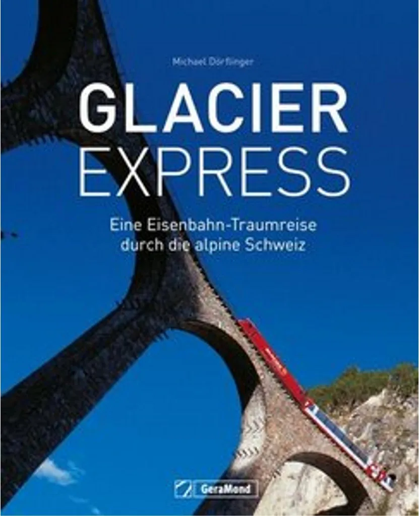 Glacier Express Train de Collection pour Décor de Réseau Ferroviaire