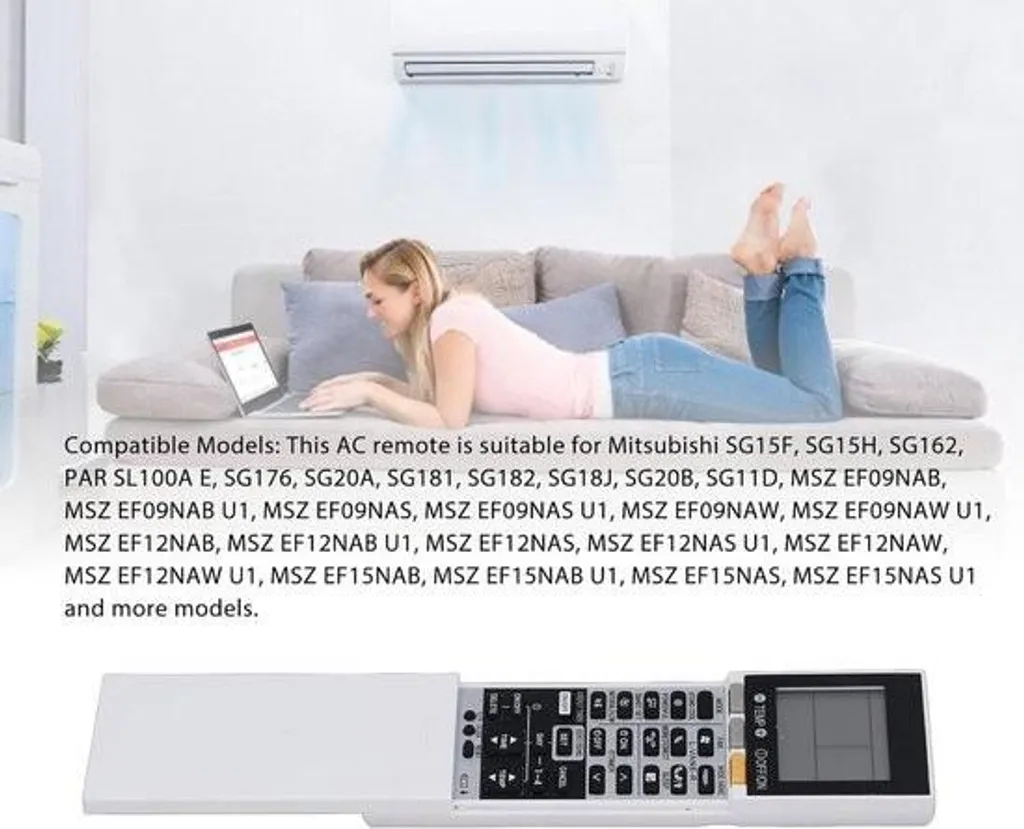 Télécommande de remplacement pour climatiseurs réversibles split - 4