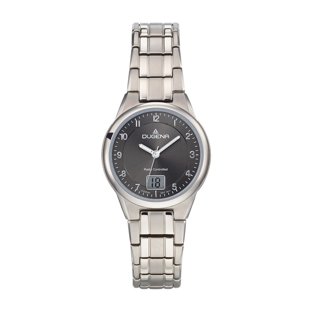 Dugena Damen Uhr 4460836 Funk Titan mit Datumsanzeige