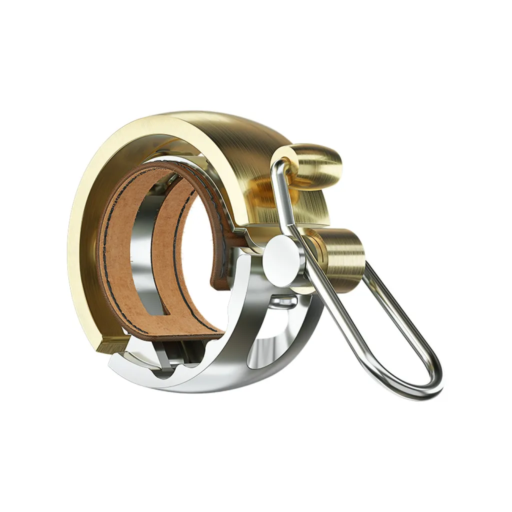 Avertisseur Sonore Vélo Knog Oi Luxe Small Laiton - Idéal Vélotaf - 3