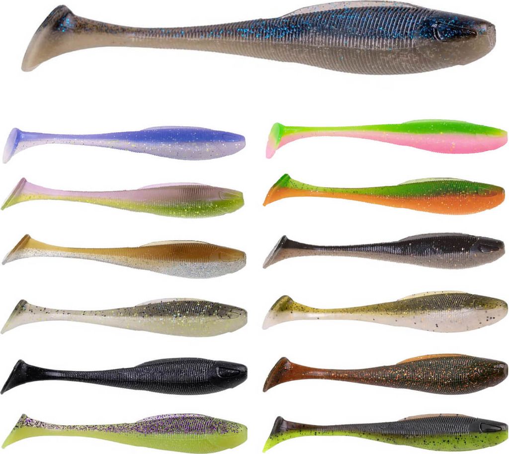 Zeck Fishing BA Sexy Swimmer 14 cm Vio Greenie DLX 4 Stück