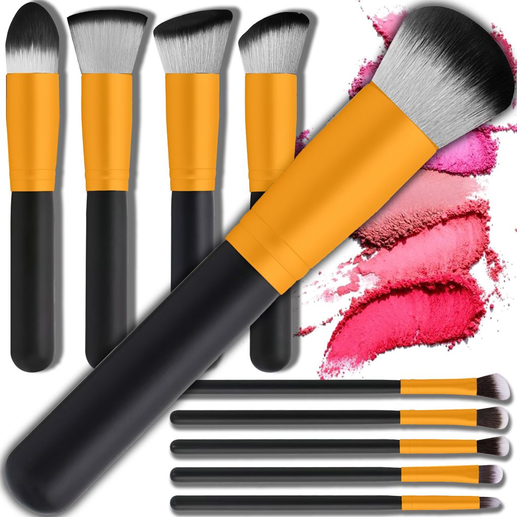 10 teile Professionelle Make-Up Pinsel Pinselset Makeup Set Produktbild 
