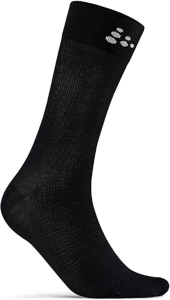 CRAFT CORE Endure Bike Sock BLACK WHITE 37 39