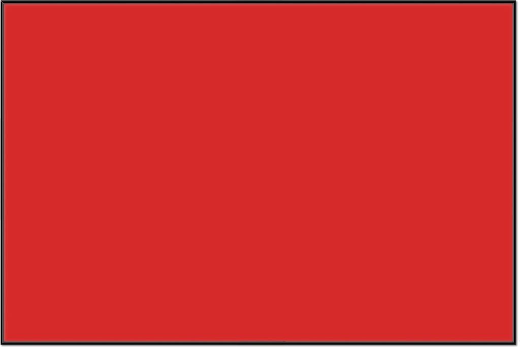 Wallario Wandbild Rot, Größe: 61 x 91,50 cm, Poster mit schwarzem Aluminiumrahmen