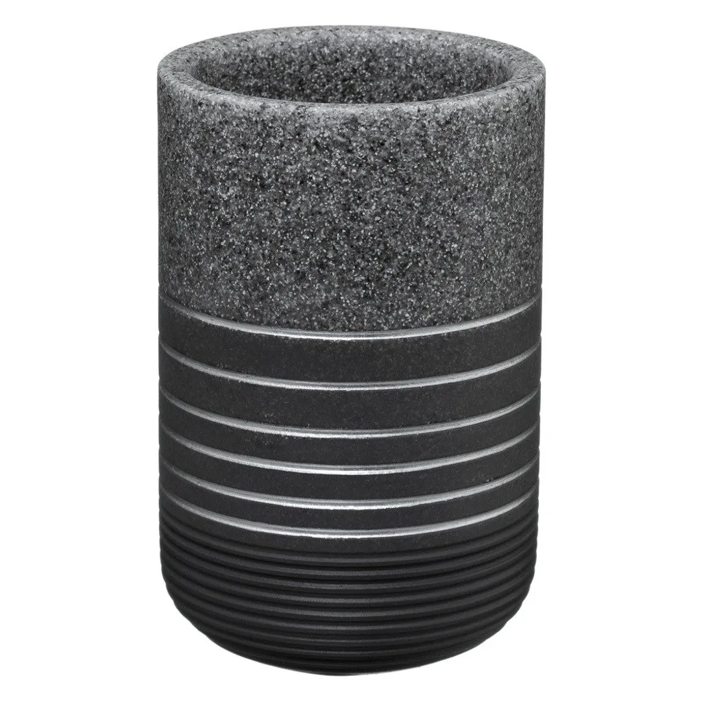 SILV Toothbrush Cup Antracite - Design Industriale Plastica Durable
