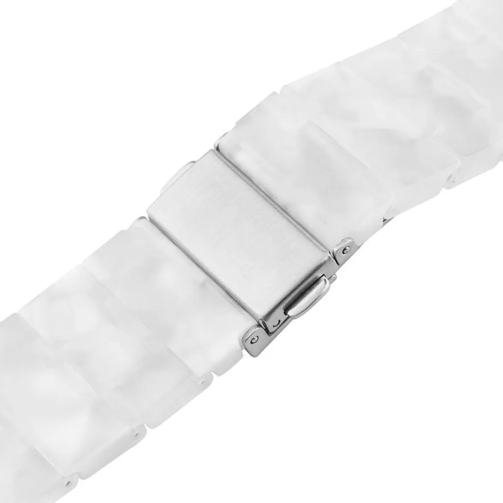 Bracelet Smartwatch QuickRelease 18mm en Résine Perle Transparente - 2