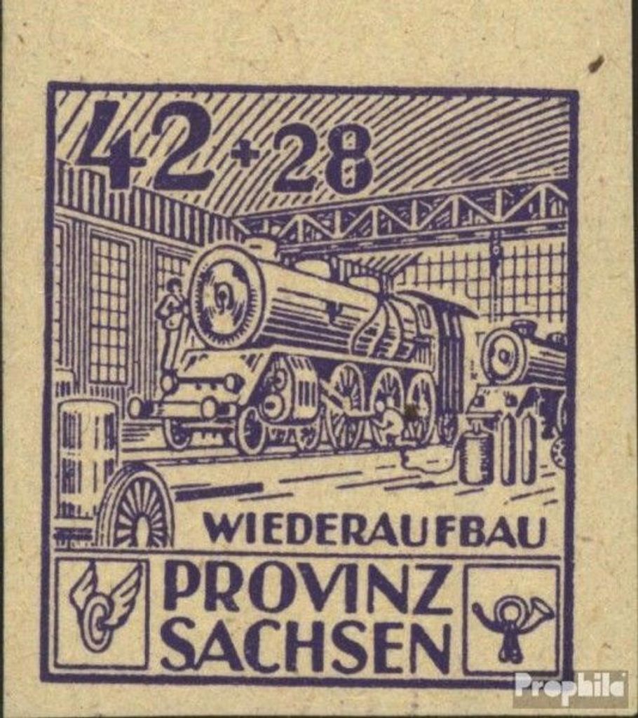 Briefmarken Sowjetische Zone (All.Bes.) 1946 Mi 89B VI S Produktbild 