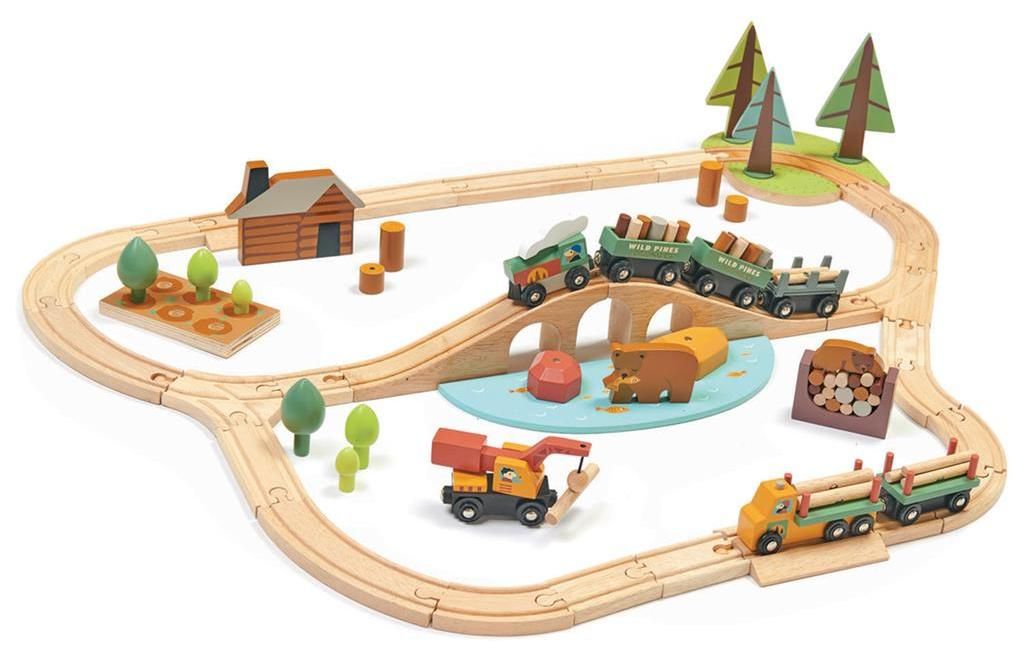 Tender Leaf Toys Wild Pines Train Set, Model železnice a Obrázok produktu 