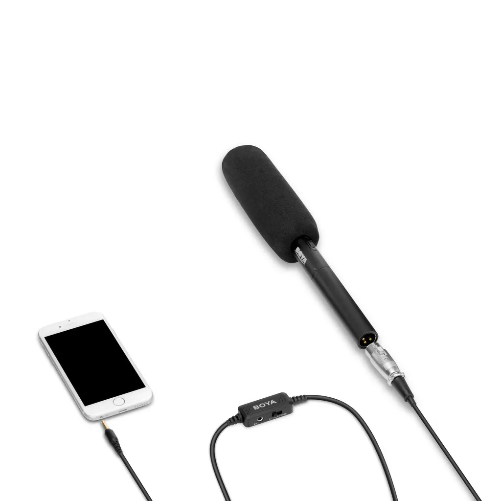 Comment brancher un micro XLR sur iPhone ou Android ? Boya BY-BCA6 3,5mm