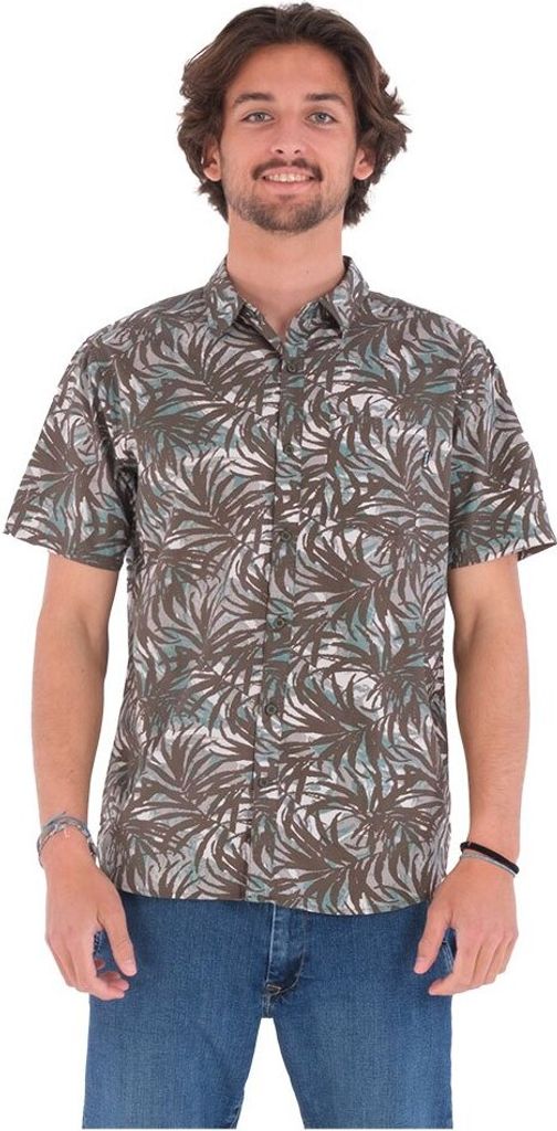 Hurley Org Wedge Kurzarm-t-shirt Grün L Mann Grün L
