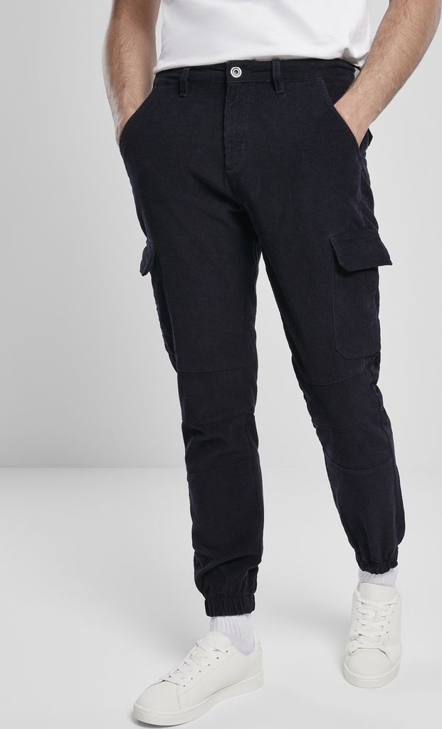 Urban Classics Hose Corduroy Cargo Jogging Pants Midnightnavy-S
