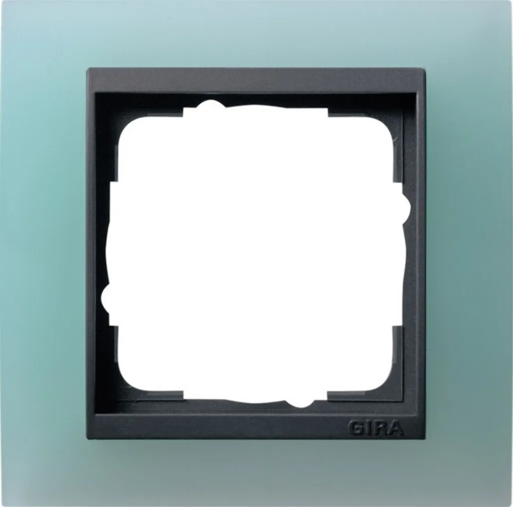 Cadre Gira 021185 Menthe Opaque : Finition parfaite contre les traces de doigts