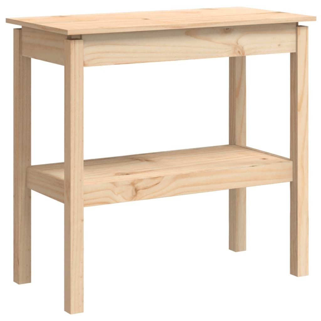 vidaXL Table console 80x40x75 cm pin massif Image du produit 