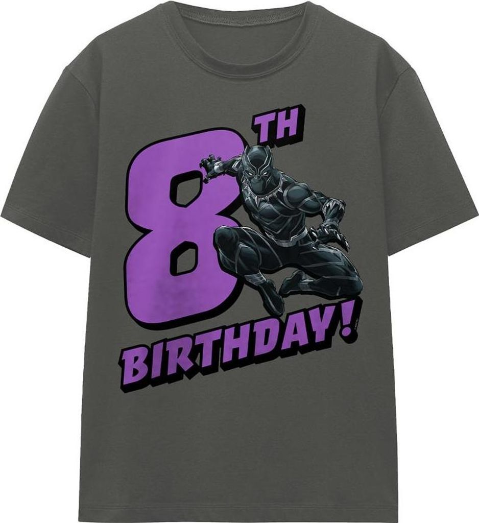 Black Panther: Wakanda Forever - T-Shirt für Damen, 8 Geburtstag TV25153 (L) (Holzkohle)