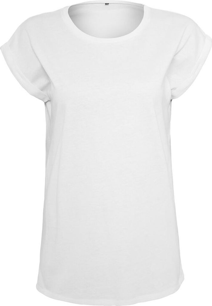 Build Your Brand Kurzarm-T-Shirt für Frauen Avisi weiß L