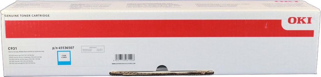 OKI - Tonerpatrone - 1 x Cyan - 38000 Seiten (45536507)