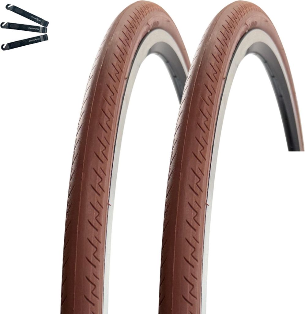 2 x Kenda 28" Kontender K-196 Rennradreifen in Braun 26-622 Produktbild 