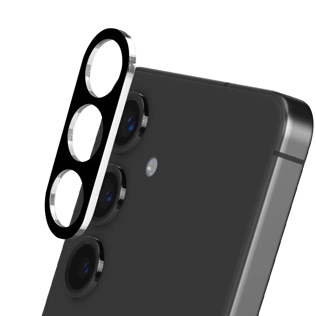 Copri Obiettivo iMak per Galaxy S24 FE: Vetro Temperato e Stile Nero