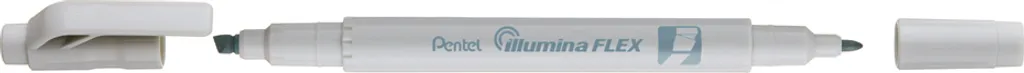 Surligneur Gris Pentel Illumina Flex : Soulignez sans masquer vos Textes